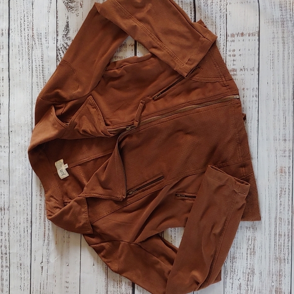 Jolt Jackets & Blazers - JOLT SUEDE MOTO JACKET